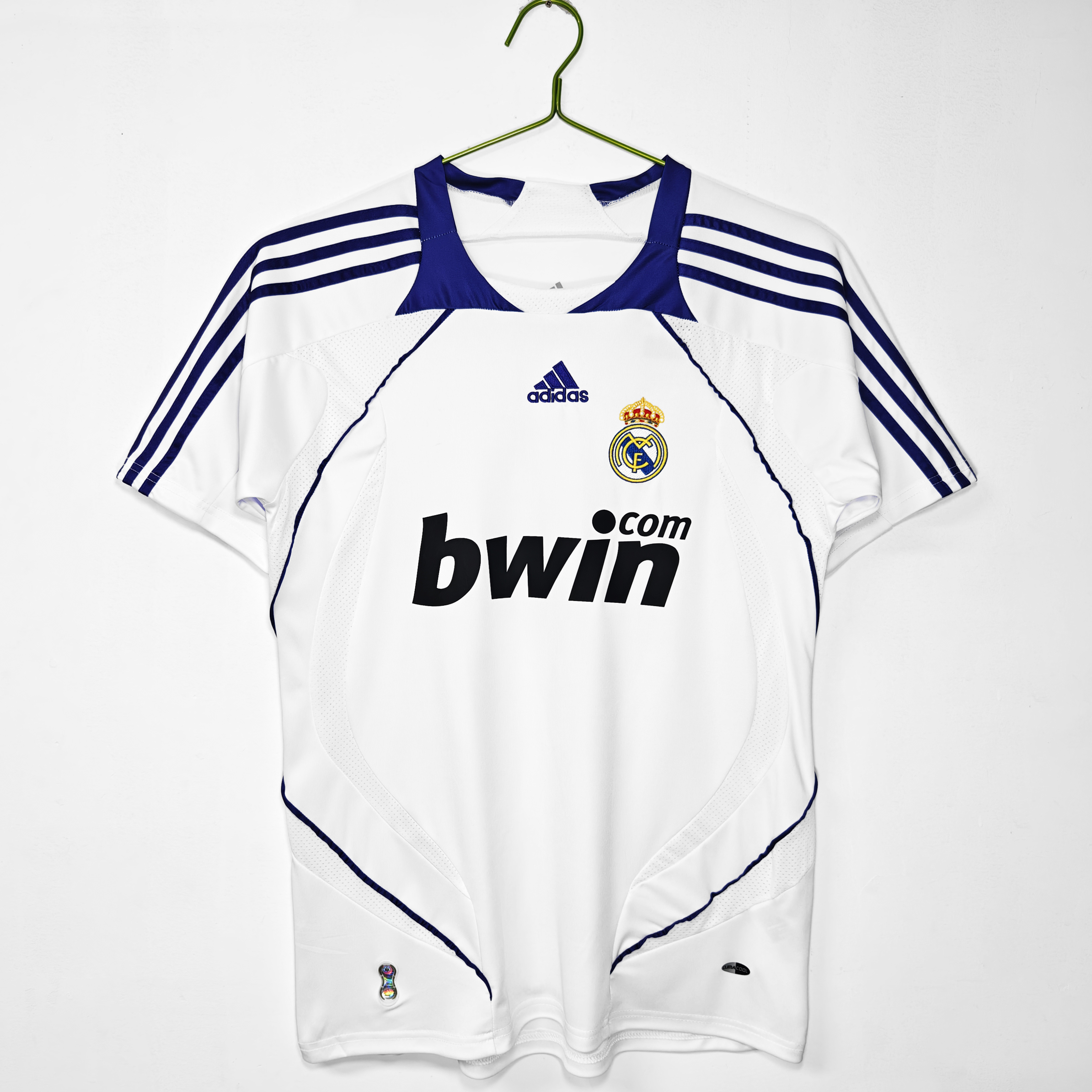 Camiseta de fútbol Real Madrid 2007/08 LOCAL MANGA CORTA VERSION FAN